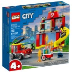 Lego City Fire Station And Fire Truck